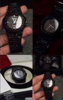 Black Stone Luxury Watch